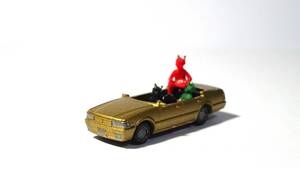 加工品（０３）KATO 日産「セドリック」オープンカー風 人形？付き