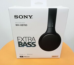 SONY WH-XB700 ワイヤレスステレオヘッドセット ブラック　ソニー ヘッドホン ジャンク品