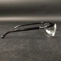 ER0315-58-7 度入り ハズキルーペ メガネ 拡大鏡 眼鏡 ブラック HAZUKI 4.5×14×16㎝ 60サイズ_画像6