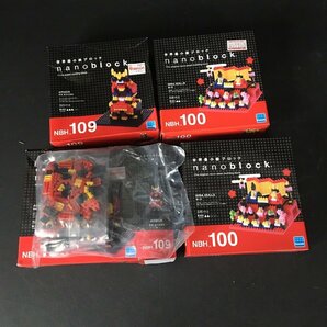 ER0325-8-3 未使用品 ナノ ブロック マイクロ ブロック まとめ nano block おもちゃ ホビー 動物 戦国武将 100サイズの画像10