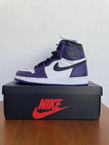 Nike Air Jordan 1 Retro High OG Court Purple White/Black (2020) ナイキ エアジョーダン1 レトロ ハイ OG 26.5㎝