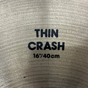 □t1679 中古★Zildjian ジルジャン THIN CRASH 16/40cm クラッシュシンバルの画像6