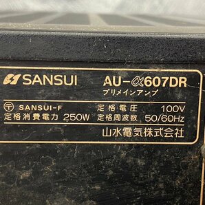 □t1937 ジャンク★SANSUI  サンスイ AU-α607DR プリメインアンプの画像8