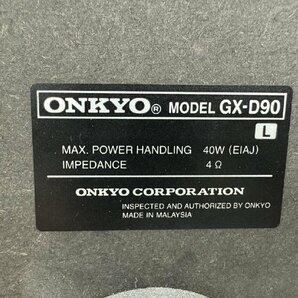 □t1963 中古★ONKYO  オンキョー GX-D90 ペアスピーカー の画像6