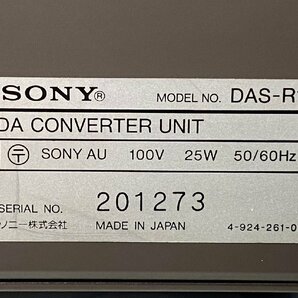 □t2004 ジャンク★SONY  ソニー DAS-R1/CDP-R1  D/Aコンバーター CDプレイヤー オーディオセット 【2個口発送】の画像9