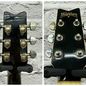 □t2159 現状品★Washburn ワッシュバーン EA20MB ＃95070022 エレアコースティックギター ハードケース付きの画像7