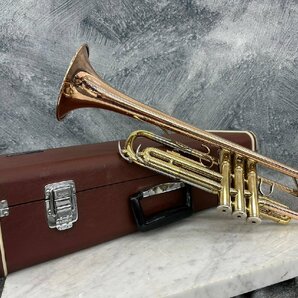 □t2264 中古★YAMAHA ヤマハ YTR‐333 赤ベル ＃031655 トランペット ハードケース付きの画像1