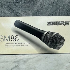 □t2368 中古★SHURE  シュアー SM86 コンデンサーマイクの画像9