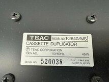 □t2425　現状品★TEAC　ティアック　T-2640/MS　オープンリールデッキ_画像9