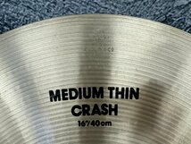 □t2441　中古★Zildjian　MEDIUM THIN CRASH 16/40cm　ジルジャン　シンバル_画像3