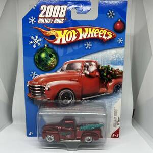 2008 Hot Wheels Holiday Rods 52 Chevy pickup truck ホットウィール シボレー サンタ