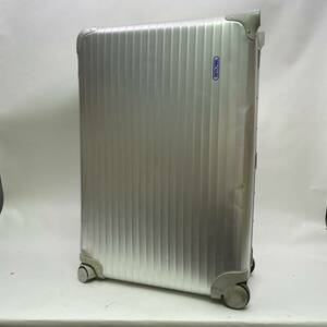 RIMOWA Rimowa pull tab Vintage topaz 104L 4 wheel suitcase Carry case 931.77 wheel deterioration equipped D21-27