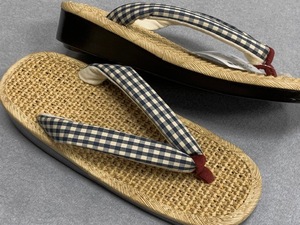  after this. season ~ summer. stylish urethane zori stylish .. pattern flax ( jute ). pcs * small stamp type made in Japan 