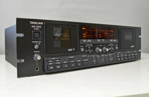 電源ON/ジャンク品 TASCAM DA-302 業務用高級ダブルDATデッキ DATプレーヤー タスカム Wレコーダー ys916