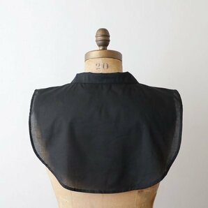１０００円からスタート 重ねて楽しむ 付け襟 丸襟  ブラック コットン１００％ 丸襟 付け衿 E17Iの画像5
