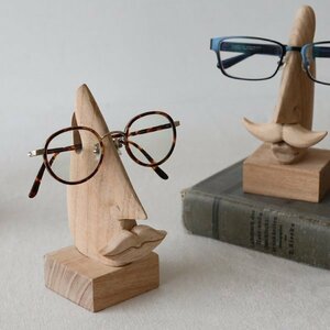 1000 jpy from start less painting natural purity wood glasses stand lip . glasses interior pair W73B