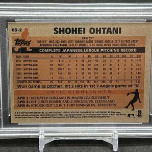 希少 インサート 大谷翔平 RC 2018 Topps Update #83-2 Shohei Ohtani 1983 Topps Baseball エンゼルス ドジャース PSA MLB 100円スタートの画像2