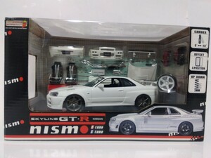 1/24 　日産 スカイライン R34 SKYLINE GT-R NISSAN NISMO R-tune S-tune　Version NISSAN SKYLINE GT-R V-spec Ⅱ [2002] ホワイト