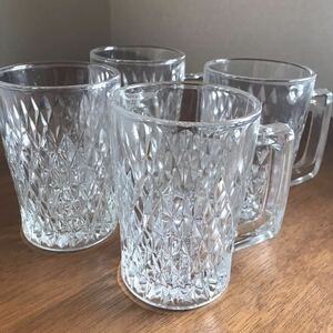 タンブラーグラス 昭和レトロ ビールグラス　ガラス