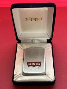 ZIPPO/ ジッポー/ Levis/ リーバイス 両面ロゴ デカスラ オイルライター 1985年