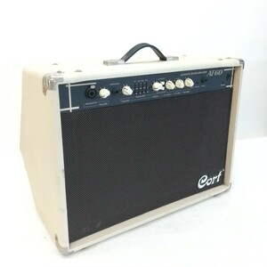 A22rjkx0218/【音出し確認済】Cort AF60 ACOUSTIC GUITAR AMPLIFIER ギターアンプ 電源コード無し 現状品