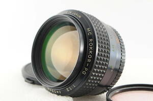 ★完動品★ MINOLTA ミノルタ MC ROKKOR-PG 58mm F1.2 鷹の目ロッコール 付属品付★清潔感溢れる綺麗な外観! クモリなし! 細かく動作確認済