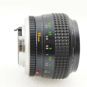 ★美品★ MINOLTA ミノルタ MC ROKKOR-PG 58mm F1.2 鷹の目ロッコール 付属品付★清潔感溢れる綺麗な外観! クモリなし! 細かく動作確認済!の画像3