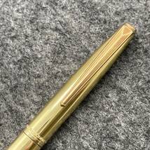 PE1963□PLATINUM プラチナ ツイスト式 回転式 シャープペンシル R14K GOLDHONEST PENCIL“A” 筆記確認済み ★イニシャル入り_画像2