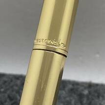 PE1963□PLATINUM プラチナ ツイスト式 回転式 シャープペンシル R14K GOLDHONEST PENCIL“A” 筆記確認済み ★イニシャル入り_画像5