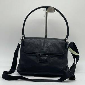 *BN4258*BREEb Lee leather 2way shoulder bag handbag black original leather 