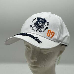 ★KO2333□PEARLYGATES パーリーゲイツ 帽子 キャップ 30周年記念 ホワイト フリーサイズ ゴルフウェア