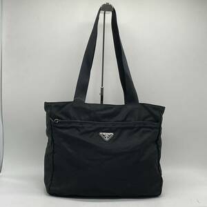 ★BN4321□PRADA プラダ トートバッグ ショルダーバッグ 肩掛けカバン ブラックファスナー開閉 ナイロン