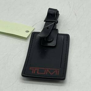 ☆ST114●TUMI トゥミ ALPHA 3way シリーズ用 ネームタグ レザータグ ラゲージタグ ブラック 国内正規品の画像2