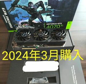 玄人志向 NVIDIA GeForce RTX4070Ti グラフィックボード■2024年購入・使用少