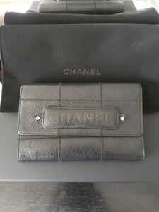 シャネル CHANEL 使用数回の美品 財布 ウォレット メンズ レディース 