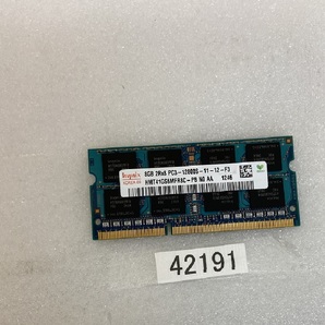 Hynix 2Rx8 PC3-12800S DDR3 ノートPC用 メモリ 204ピン 8GB 1枚 DDR3 LAPTOP RAM (42191)の画像2