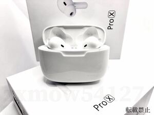 【 ProX 】重低音 AirPods Pro型 ProX イヤホン TWS 充電ケース付 ワイヤレスイヤホン Android iPhone8 X 11 12 Bluetooth 高音質