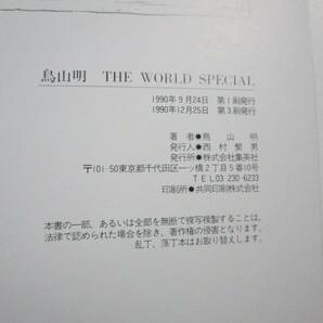 《阡》鳥山明 THE WORLD SPECIAL ワールドスペシャル 画集 イラスト集 箱入り ドラゴンボール 集英社の画像8