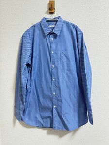 美品！UNIQLO +J スーピマコットン ストライプシャツ M