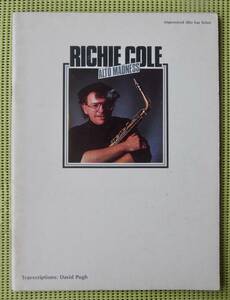 リッチー・コール Richie Cole alto madness SAXOPHONE サキソフォンスコア 15曲　♪良好♪ 送料185円　Eb