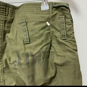 U.S NAVY A-2 DECK PANTS A2 デッキパンツ ステンシル ヴィンテージ ビンテージ USネイビーDLA100-81-C-3033 ALPHA INDUSTRIES.INC.製の画像7