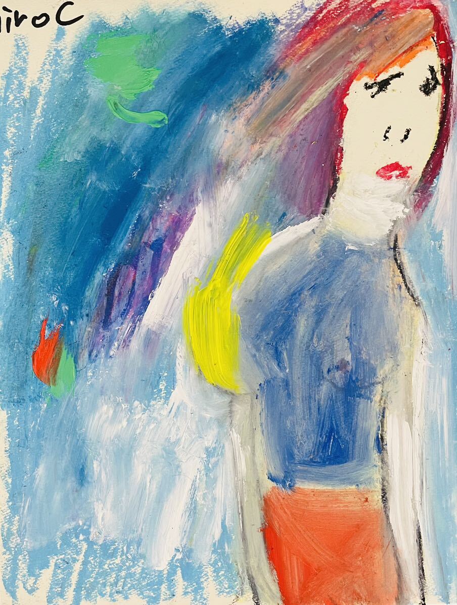 الفنان هيرو سي الحلم المثالي, تلوين, طلاء زيتي, اللوحة التجريدية