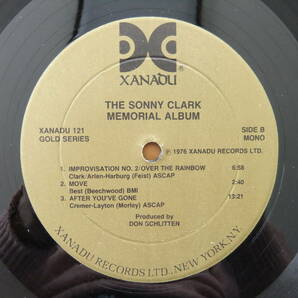 ■アメリカ盤THE SONNY CLARK MEMORIAL ALBUM/Simon Brehm/Bobby White(Xanadu 121)の画像4