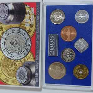 第1４回 東京国際コイン・コンヴェンション 平成１５年 貨幣セット ２００３年 ミントセット 造幣局 未使用品の画像1