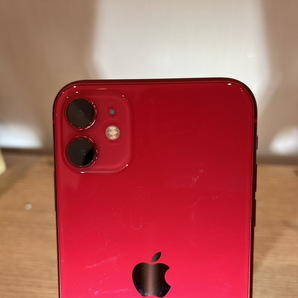 【1円出品】iPhone11 64GB docomo(SIMロックあり) ネットワーク利用制限◯ 付属品箱のみ レッド 動作確認済の画像4