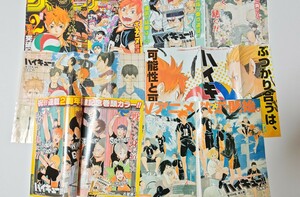 少年ジャンプ切り抜き【ハイキュー!!】表紙＆カラーページ