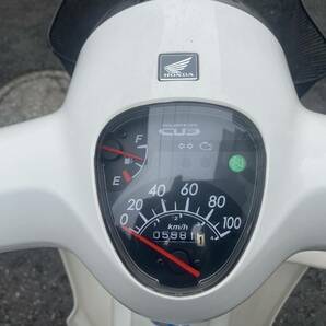 １円スタート スーパーカブ110 JA07 低走行車5981km 嬉しいセル付き4速の画像10