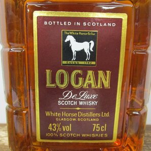 ローガン デラックス 12年 スコッチ ウイスキー 特級 750ml 43% LOGAN DE LUXE 古酒 未開栓 ホワイトホース WHITE HORSE/B36282の画像2