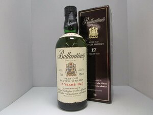 バランタイン 17年 ベリーオールド 750ml 43% Ballantine's VERY OLD スコッチウイスキー 未開栓 古酒 箱付き/B36138