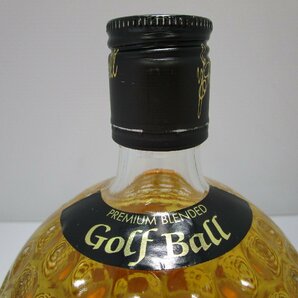 オールド セント アンドリュース ゴルフボール 700ml 43% OLD St.ANDREWS Golf Ball スコッチウイスキー 未開栓 古酒 台座付き/A39168の画像3